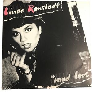 Linda Ronstadt Mad Love Vinyl LP 1980 Asylum 5E-510 New Wave Rock Classic